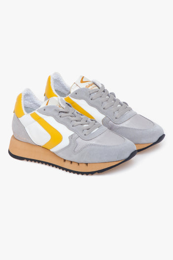 Sneaker Magic Heritage in camoscio e tessuto - 2