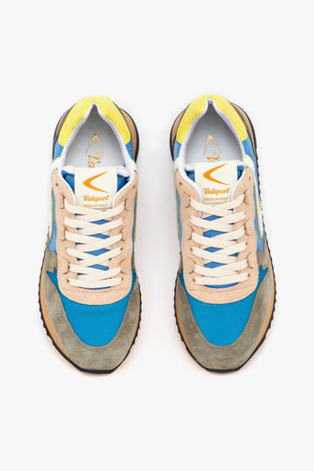 Sneaker Magic Heritage in camoscio e tessuto - 5