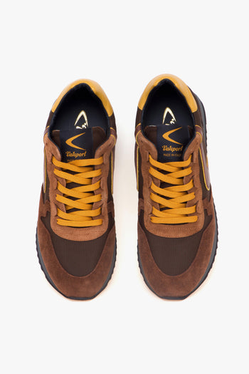 Sneaker "Magic" in camoscio e tessuto - 5