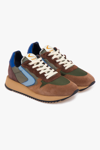 Sneaker 1920 Magic in camoscio e tessuto - 2