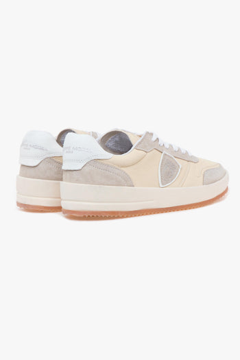 Sneaker "Nice" in pelle e camoscio - 3