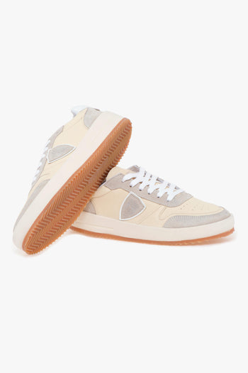 Sneaker "Nice" in pelle e camoscio - 4