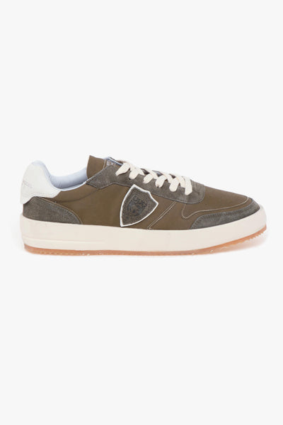 Sneaker "Nice" in pelle e camoscio