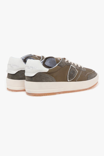 Sneaker "Nice" in pelle e camoscio - 3