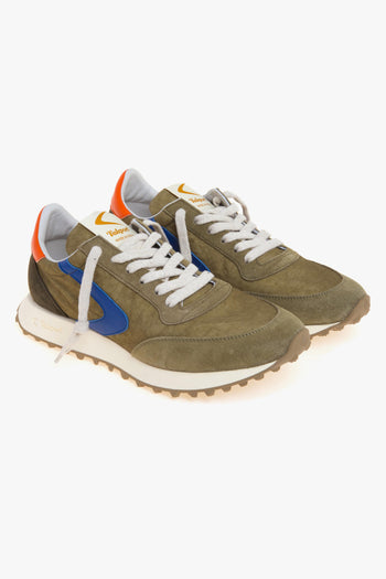 Sneaker Start in camoscio e tessuto - 2