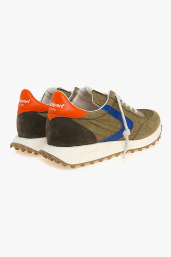 Sneaker Start in camoscio e tessuto - 3