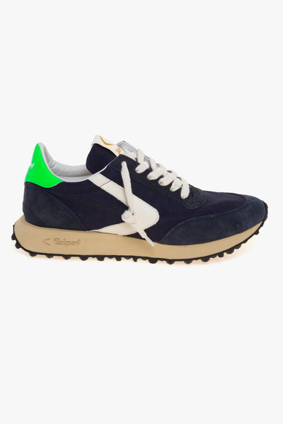 Sneaker Start in camoscio e tessuto