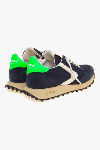 Sneaker Start in camoscio e tessuto - 3