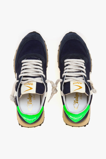 Sneaker Start in camoscio e tessuto - 5