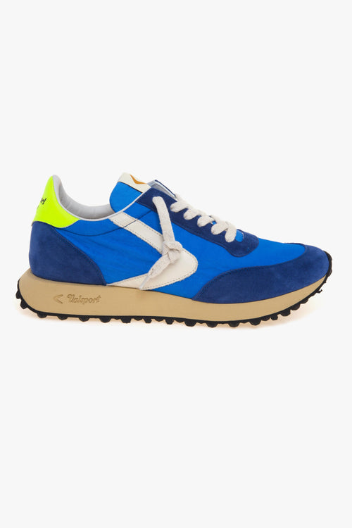 Sneaker Start in camoscio e tessuto