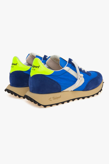 Sneaker Start in camoscio e tessuto - 3