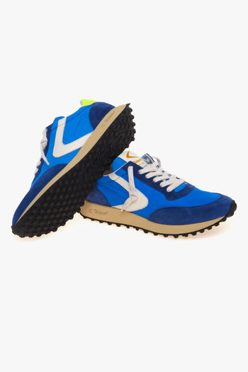 Sneaker Start in camoscio e tessuto - 4