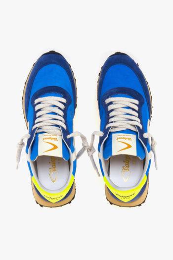 Sneaker Start in camoscio e tessuto - 5