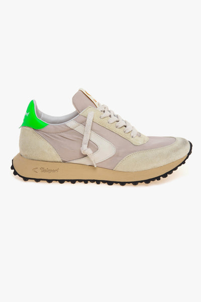 Sneaker Start in camoscio e tessuto