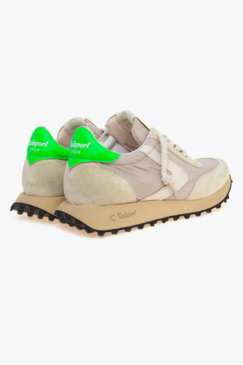 Sneaker Start in camoscio e tessuto - 3