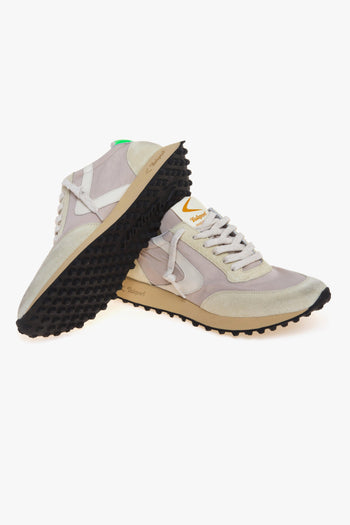 Sneaker Start in camoscio e tessuto - 4