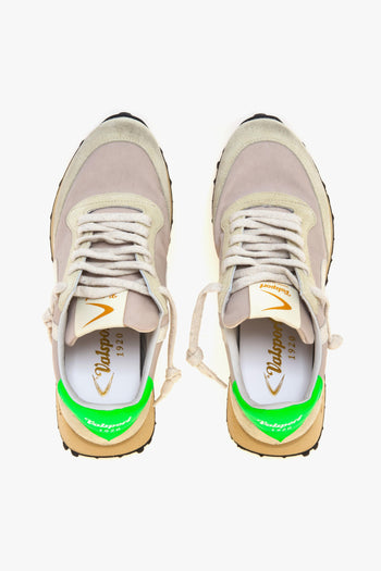 Sneaker Start in camoscio e tessuto - 5