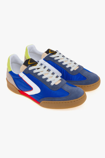 Sneaker modello Volley in nylon e e camoscio - 2