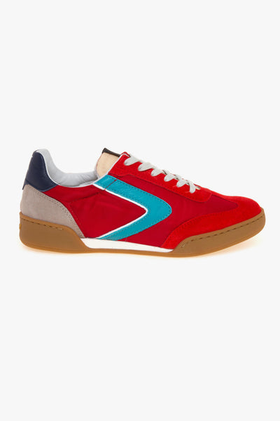 Sneaker modello Volley in nylon e camoscio