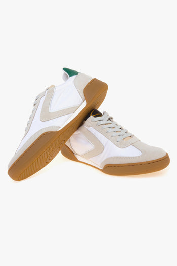 Sneaker modello Volley in nylon e camoscio - 4