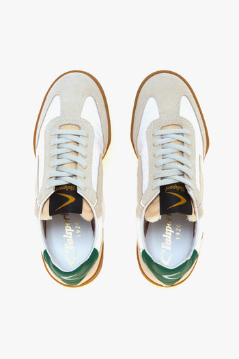 Sneaker modello Volley in nylon e camoscio - 5