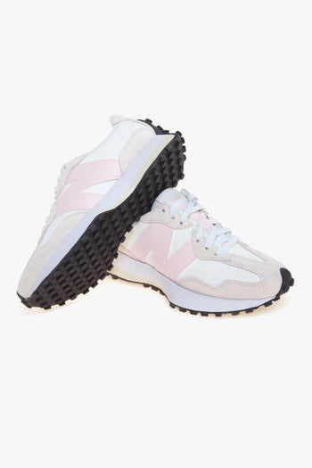Sneaker 327 in pelle e camoscio - 4