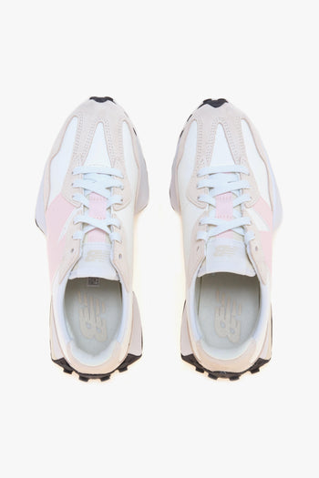 Sneaker 327 in pelle e camoscio - 5