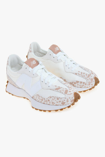 Sneaker 327 in tessuto e camoscio con stampa maculata - 2