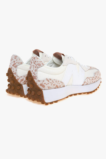 Sneaker 327 in tessuto e camoscio con stampa maculata - 3