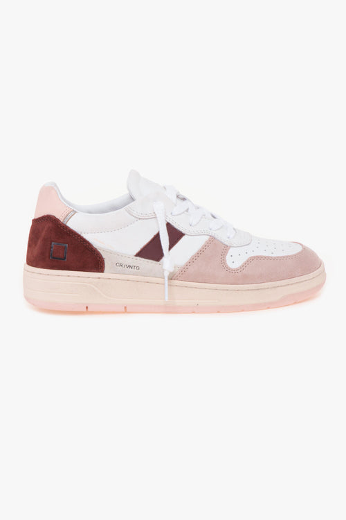 Sneaker D.A.T.E Court 2.0 Vintage in pelle e camoscio - 1