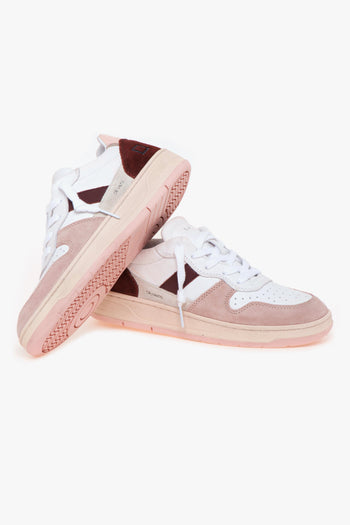 Sneaker D.A.T.E Court 2.0 Vintage in pelle e camoscio - 4