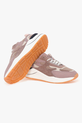 Sneaker Fuga in pelle, camoscio e nylon - 4