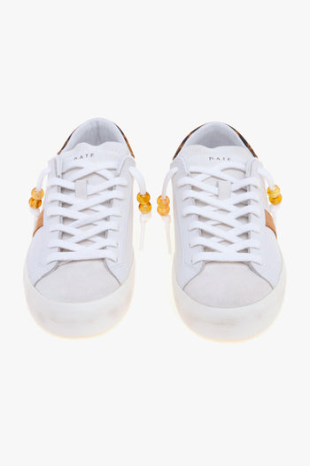 Sneaker Hill Low in pelle con talloncino leopard - 5