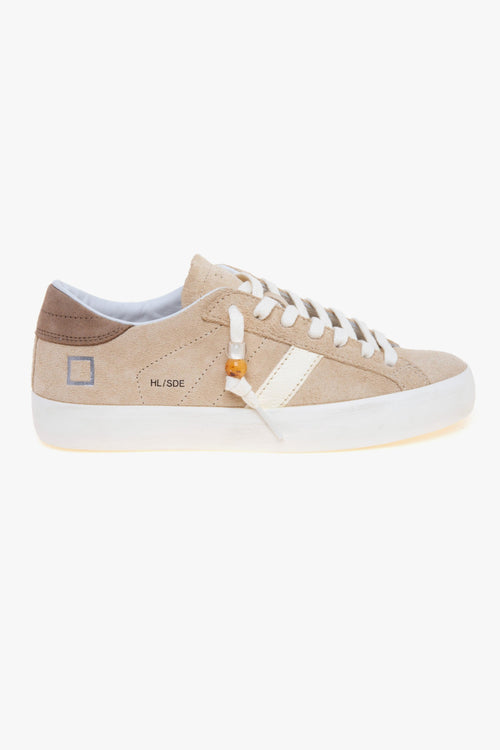 Sneaker Hill Low in camoscio