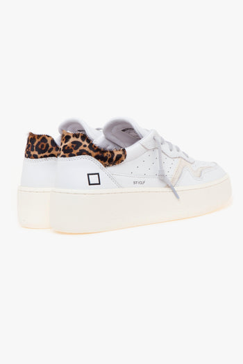 Sneaker "Step" in pelle con platform - 3