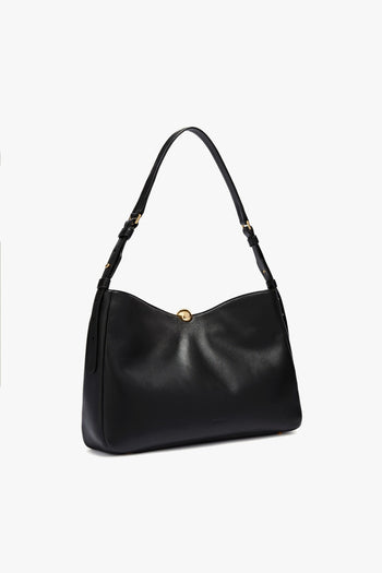 Borsa a spalla Sfera in nappa soft con intagli - misura L - 2