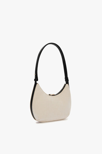 Borsa a spalla Nuvola in tessuto e pelle - misura S - 2