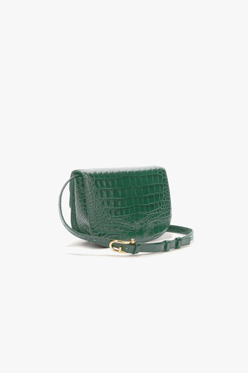 Borsa a tracolla Sfera Mini Round in pelle stampa cocco - 2