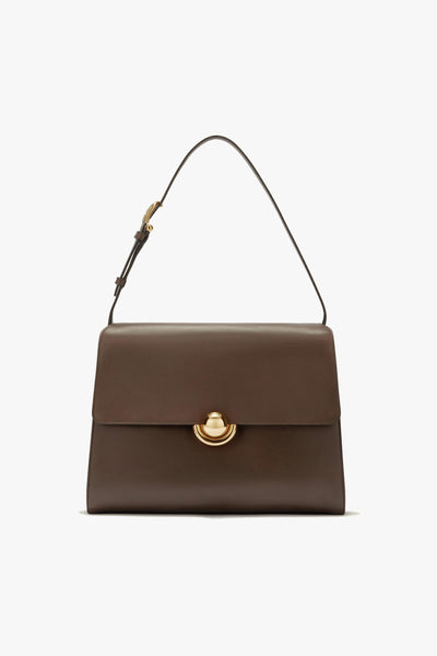 Borsa a spalla Domus M in pelle