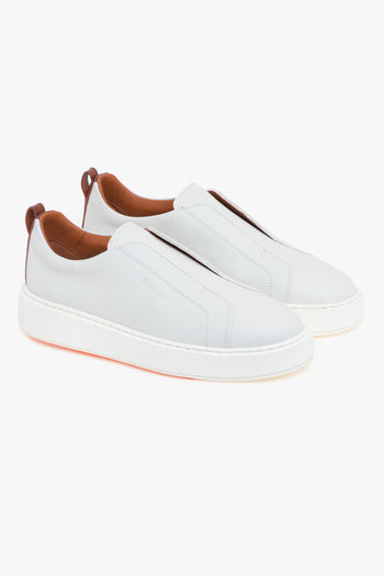 Sneaker slip-on in pelle martellata - 2