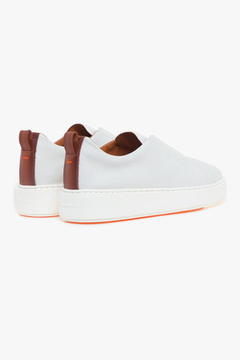 Sneaker slip-on in pelle martellata - 3
