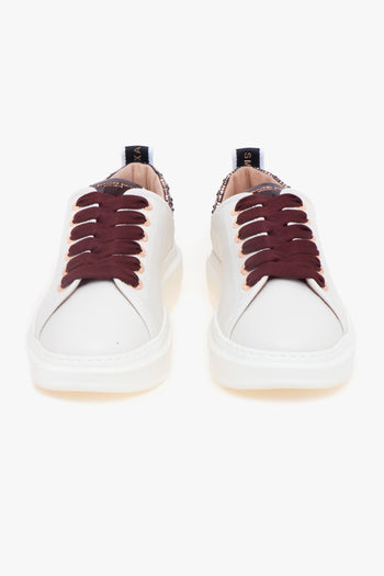 Sneaker Wembley in pelle con strass - 5