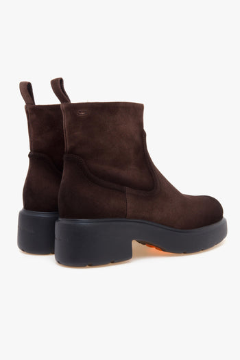 Tronchetto in camoscio con platform - 3