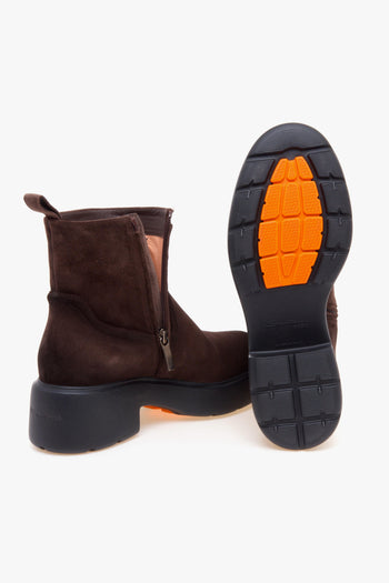 Tronchetto in camoscio con platform - 4