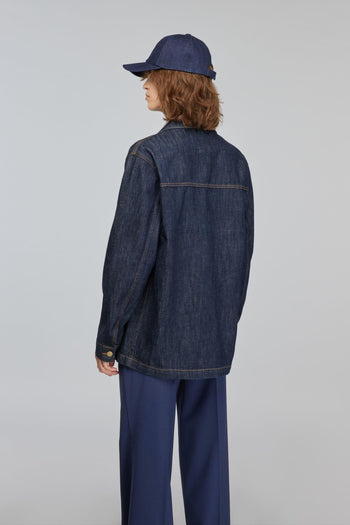 giacca Cesira in denim - 3