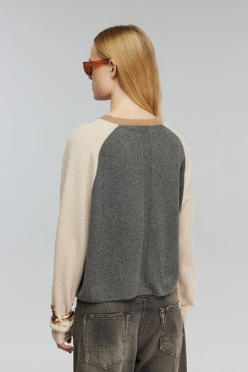 Maglia boxy fit "Raphel" in misto cashmere - 3