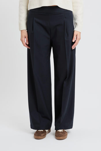 Pantalone a palazzo in misto lana - 2