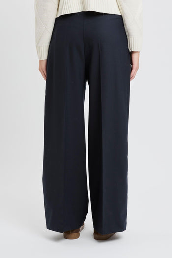 Pantalone a palazzo in misto lana - 6