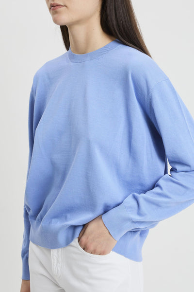 Maglia Alejandra in cotone con spacco sul retro