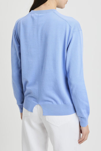 Maglia Alejandra in cotone con spacco sul retro - 4